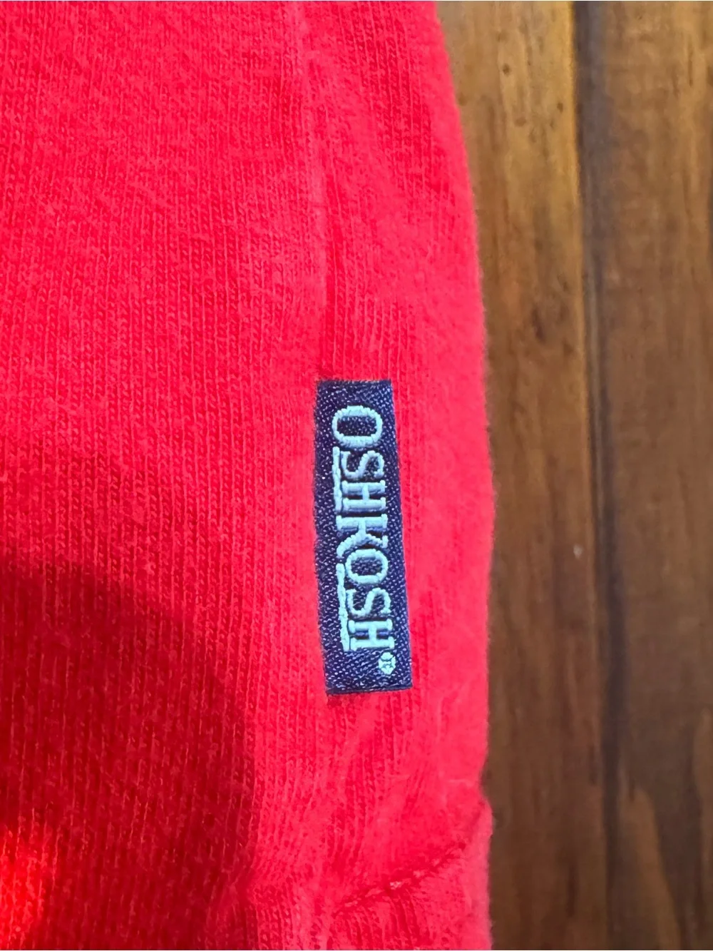 Vintage Osh Kosh Red T-Shirt Size 24 Months Dalmatian with American Flag